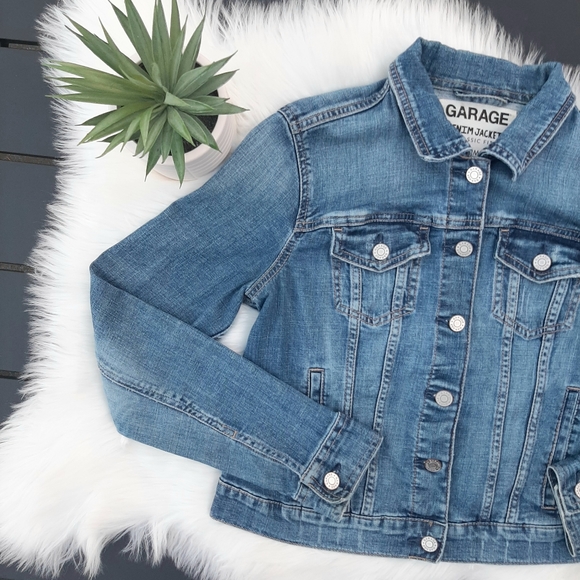 Garage classic fit jean jacket - Picture 2 of 7